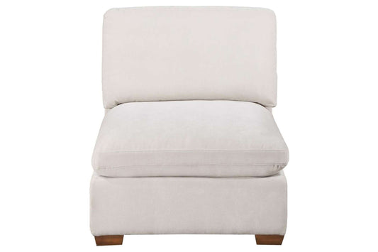 551461 Lakeview Ivory Armless Chair for Modular Sectional Sofa
