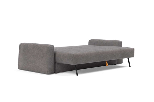 Cone Sleek Sofa Bed (Queen Size) Warm Gray