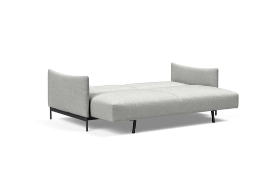 Malloy Sofa Bed (Queen Size) Micro Check Light Gray