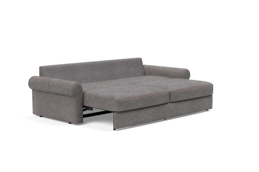 Vilander Sofa Bed w/Roll Arms (Full Size) Avella Warm Gray