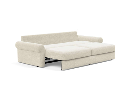 Vilander Sofa Bed w/Roll Arms (Full Size) Taura Off White