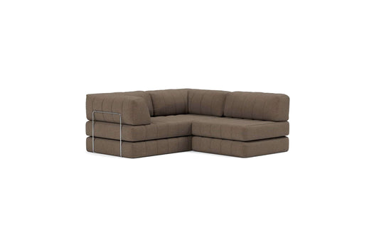 CozyPad Sleeper Sofa Grand with Arms in Esina Cedar Brown