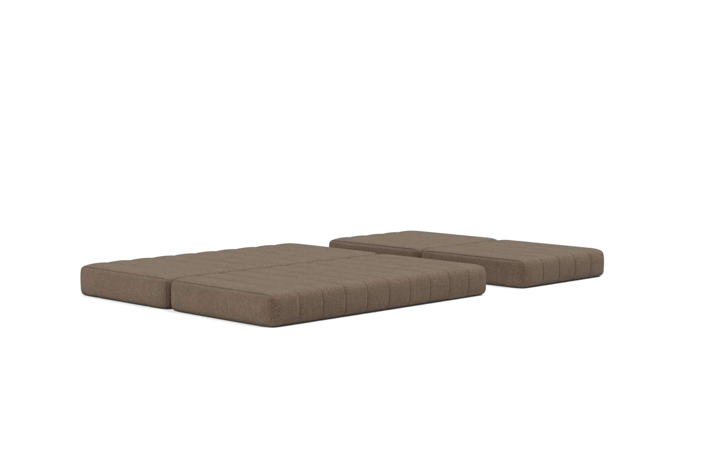 CozyPad Sleeper Sofa Grand with Arms in Esina Cedar Brown