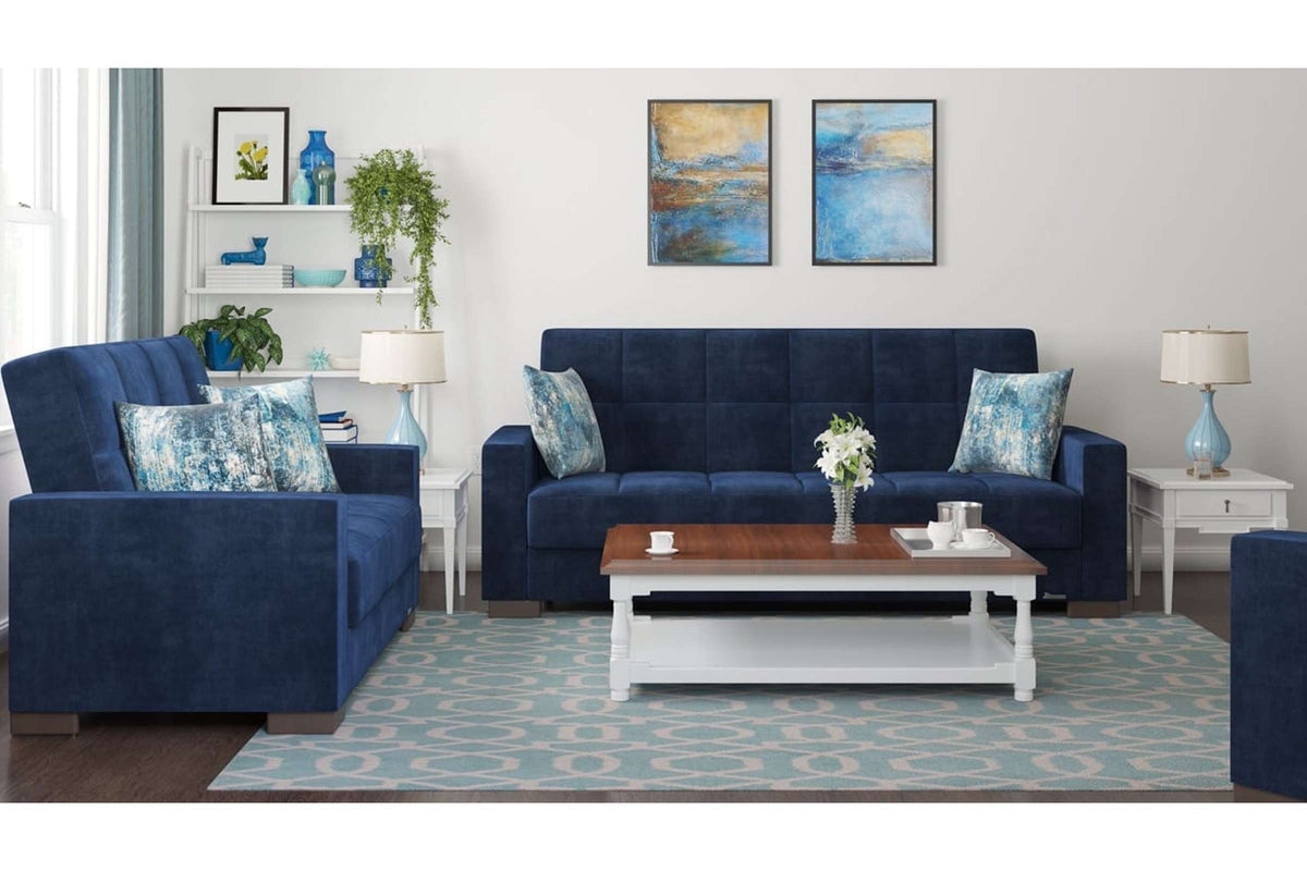 Armada Classic Blue 4 Sofa Bed