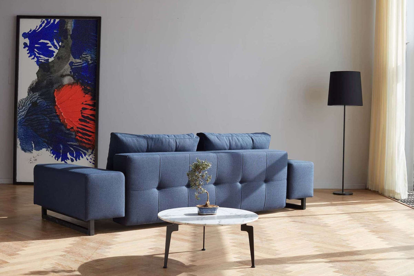 Grand Deluxe Excess Sofa Bed (Queen Size) Mixed Dance Blue