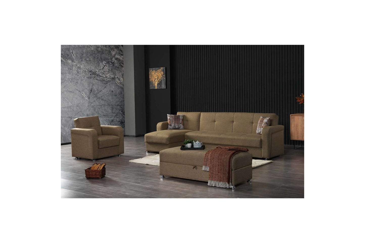 Brown Sectional Sofa Sleeper