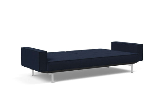 Splitback Sofa Bed w/Arms Mixed Dance Blue