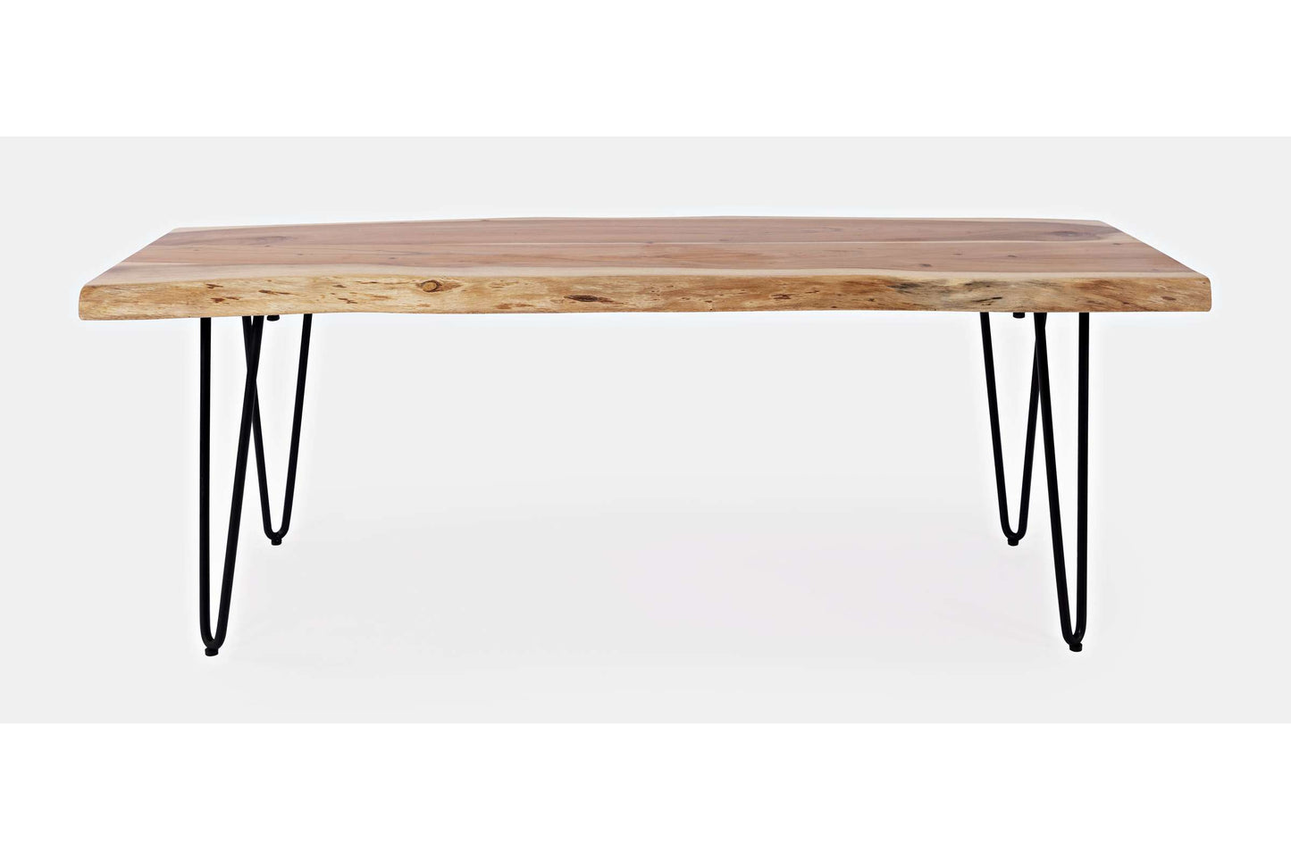 Natural 60 Inch Dining Table with Live Edge