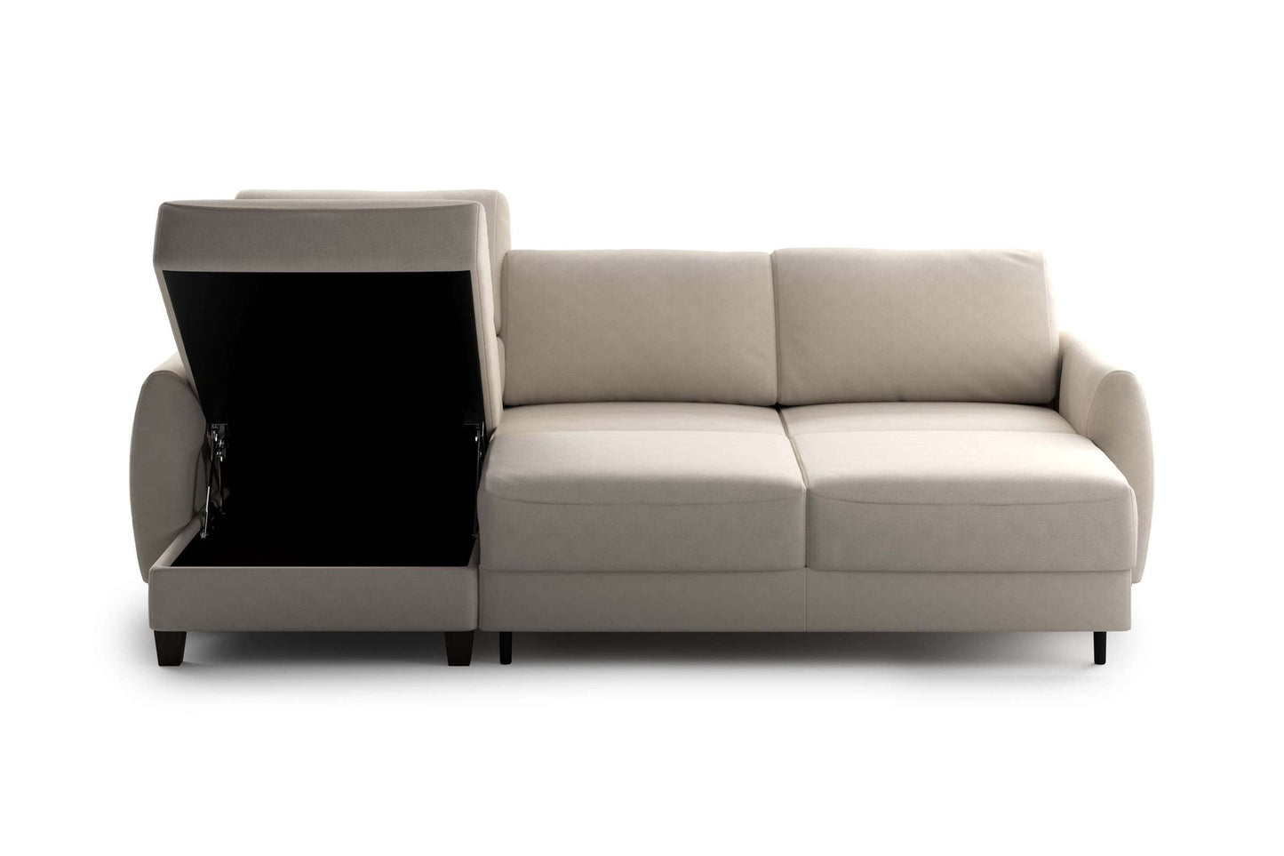 Full XL Sectional (Reversible Chaise + Loveseat Sleeper) Cloud 02