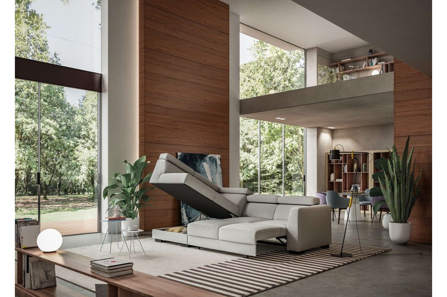 Sectional Sofa Sleeper (Full XL Size) Atlantic 02