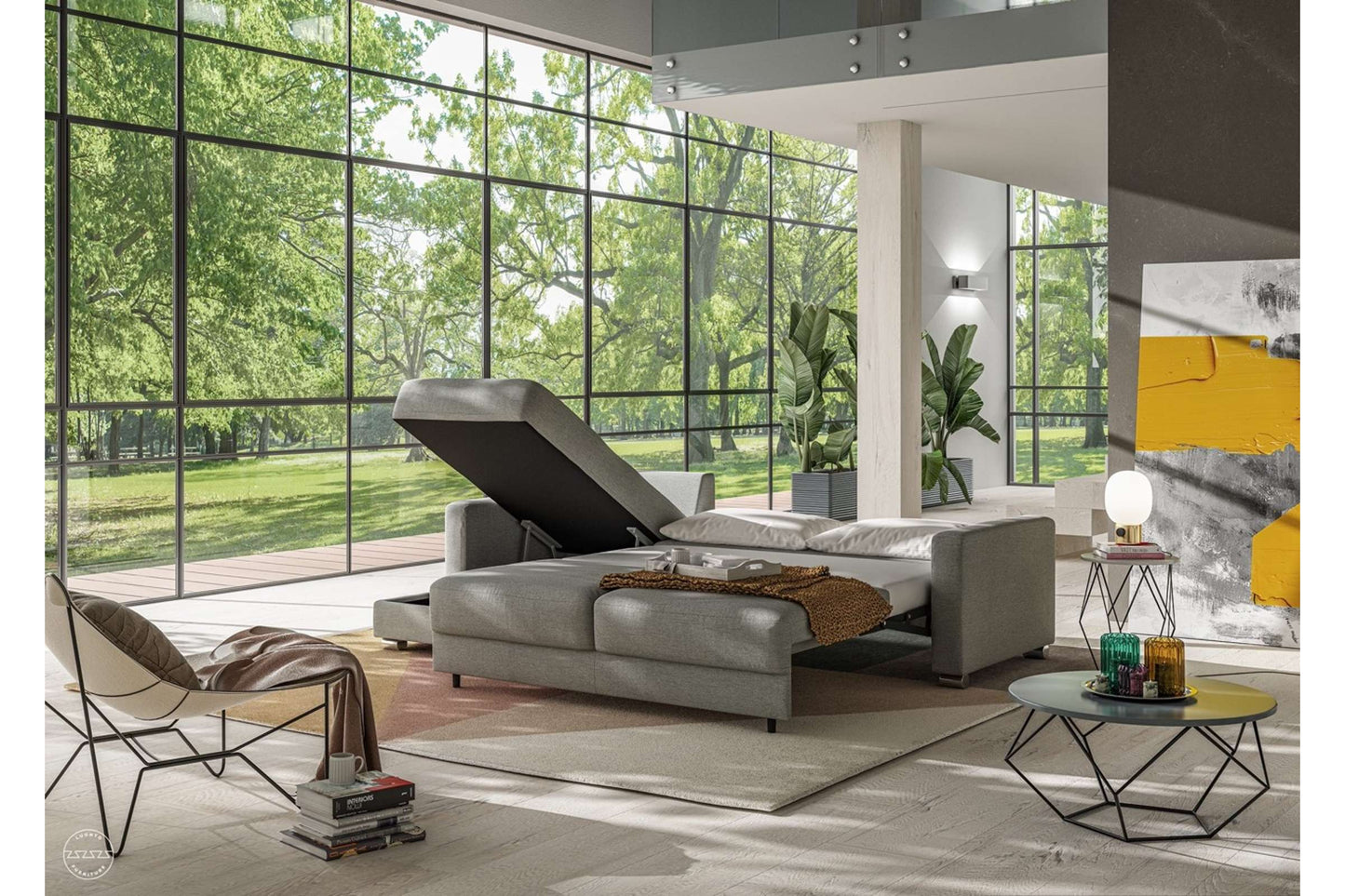 Hampton Sectional Sofa Sleeper