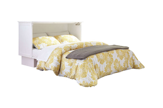 Murphy Cabinet Bed White Wire Brush