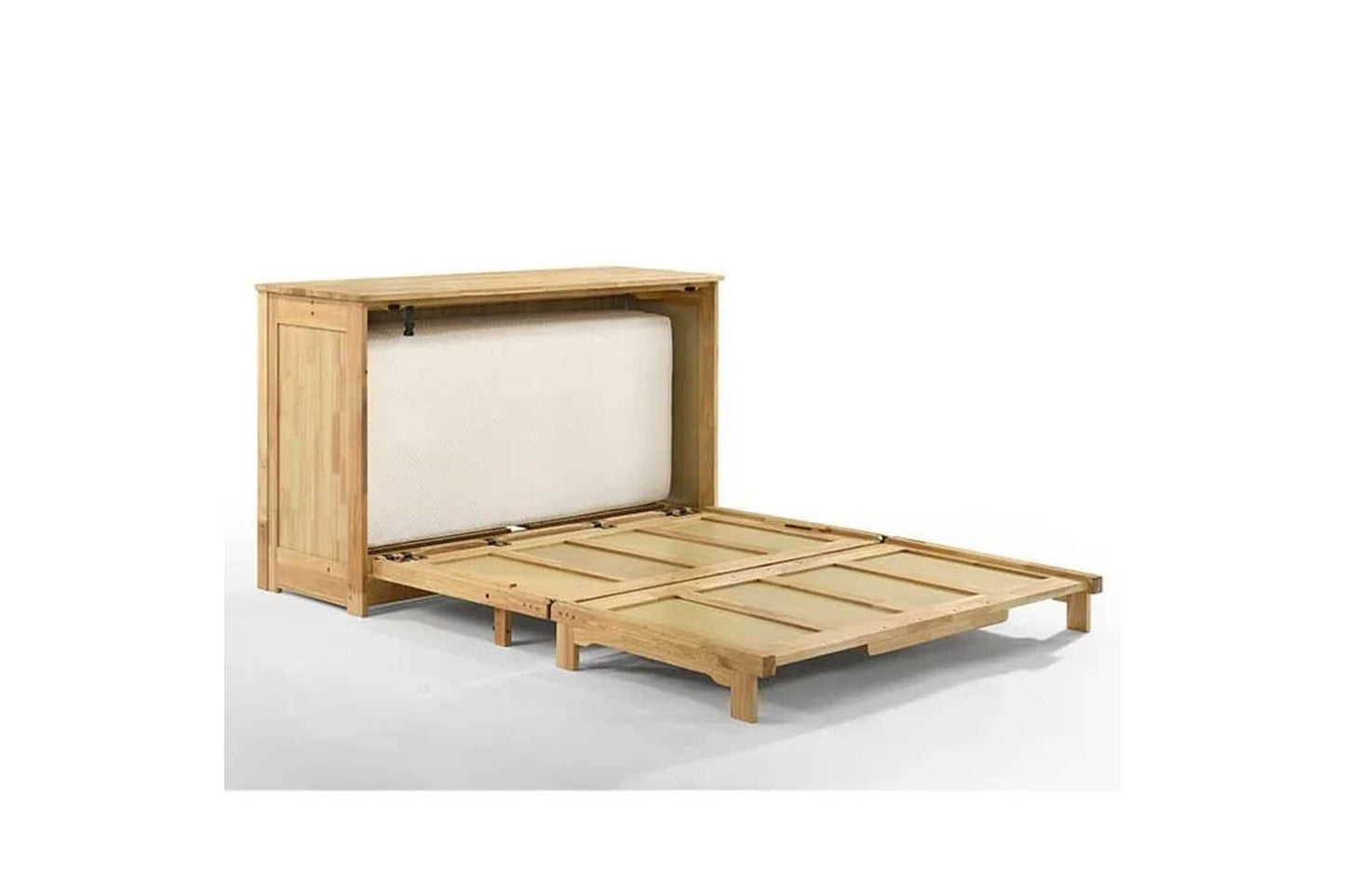 Natural Full Murphy Cabinet Bed