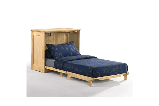 Orion Natural Twin Murphy Cabinet Bed