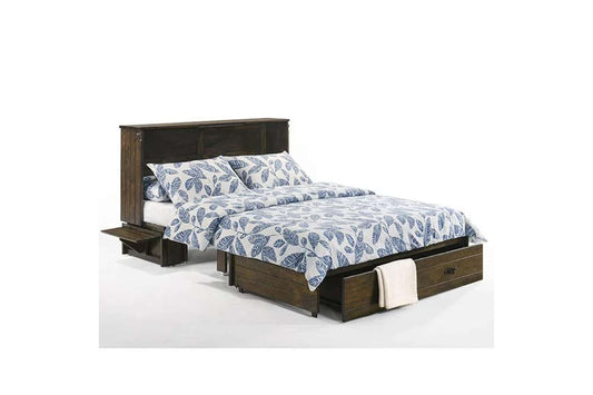 Ranchero Murphy Cabinet Bed Queen Wildwood Brown