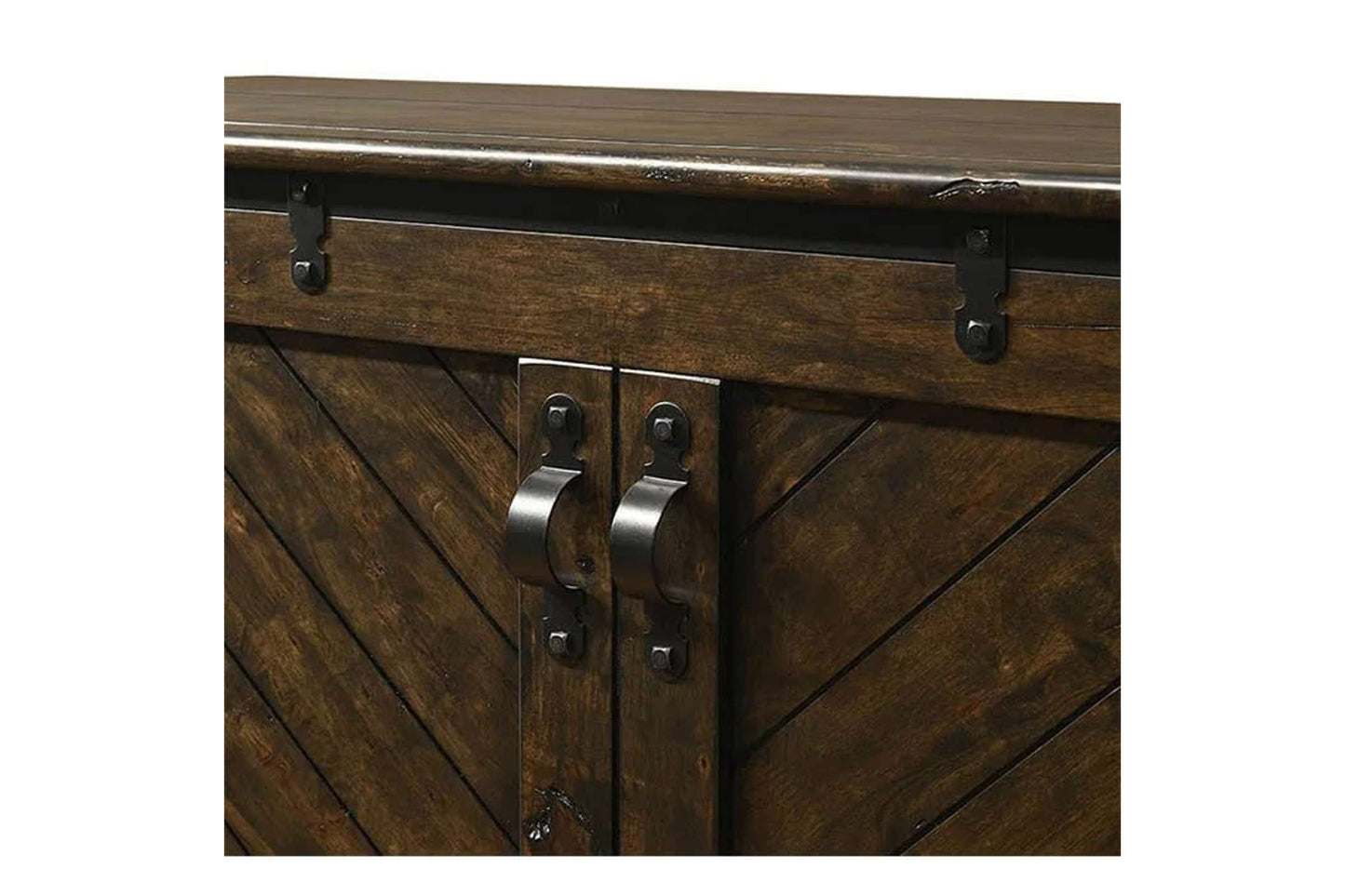 Ranchero Murphy Cabinet Bed Queen Wildwood Brown