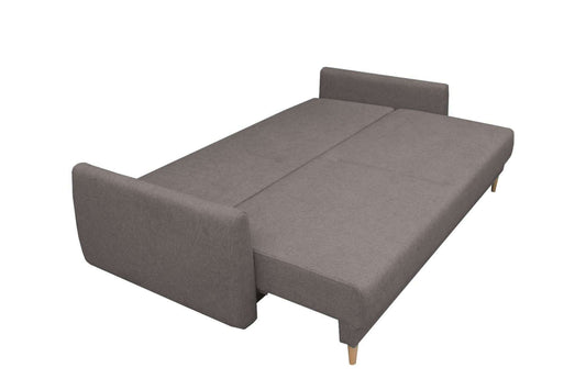 Nord Mid-Century Modern Sleeper Sofa Gray with Storage