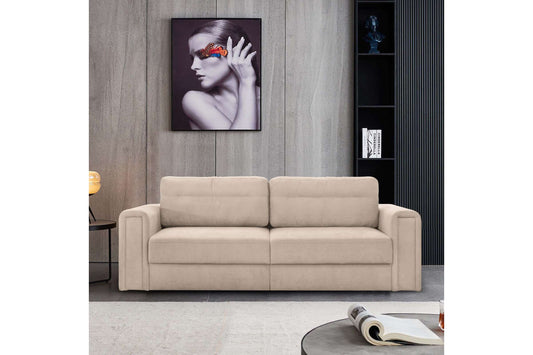 Rio Sofa Bed Sleeper (Queen Size) Delemont Light Beige