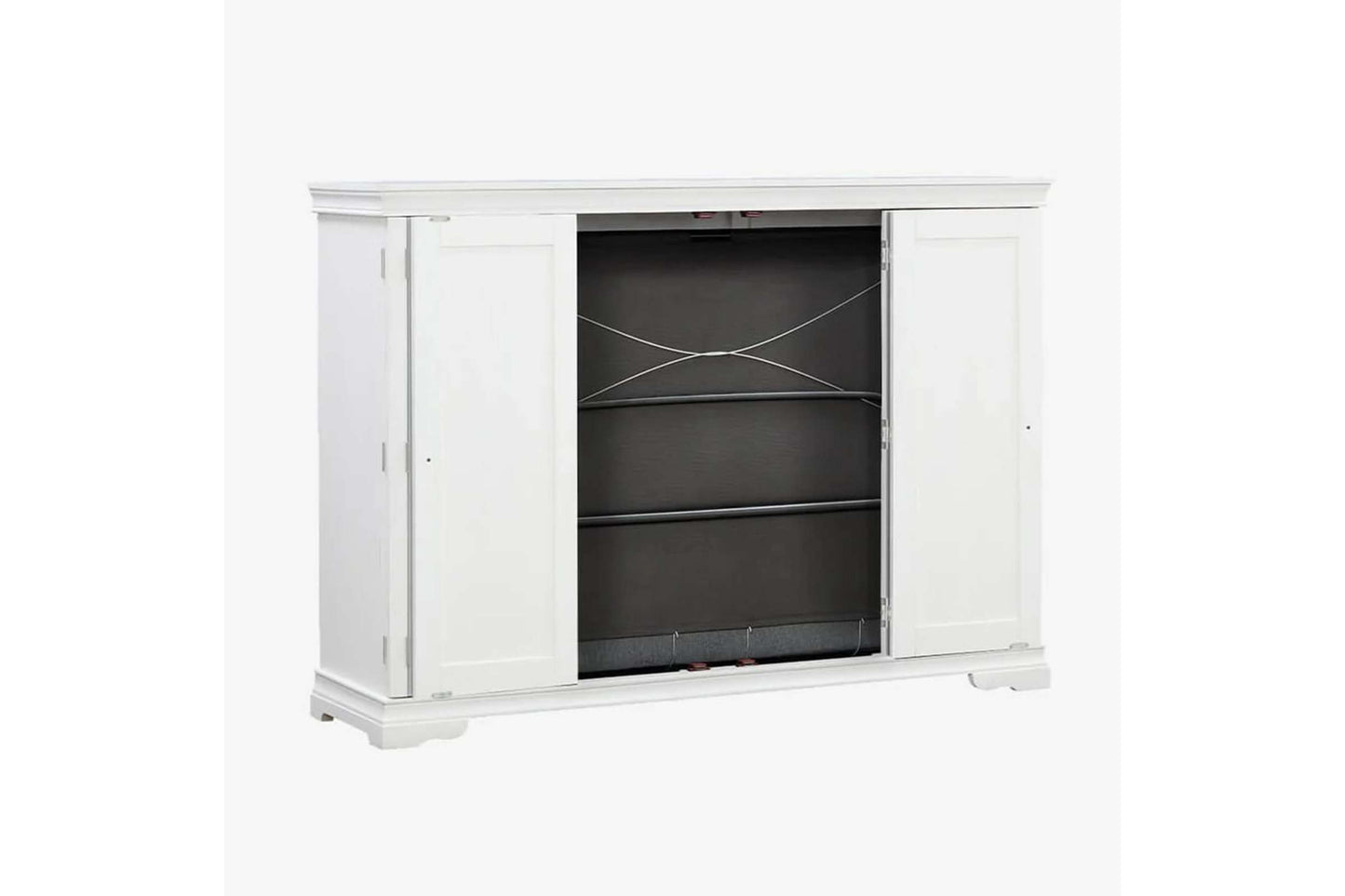 San Sebastian White Full Murphy Cabinet Bed