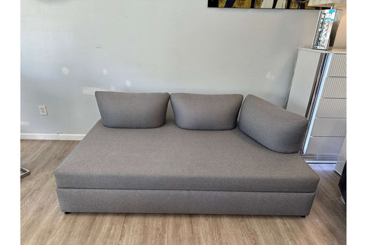 Taho Sofa Bed Sleeper Light Gray w/Storage