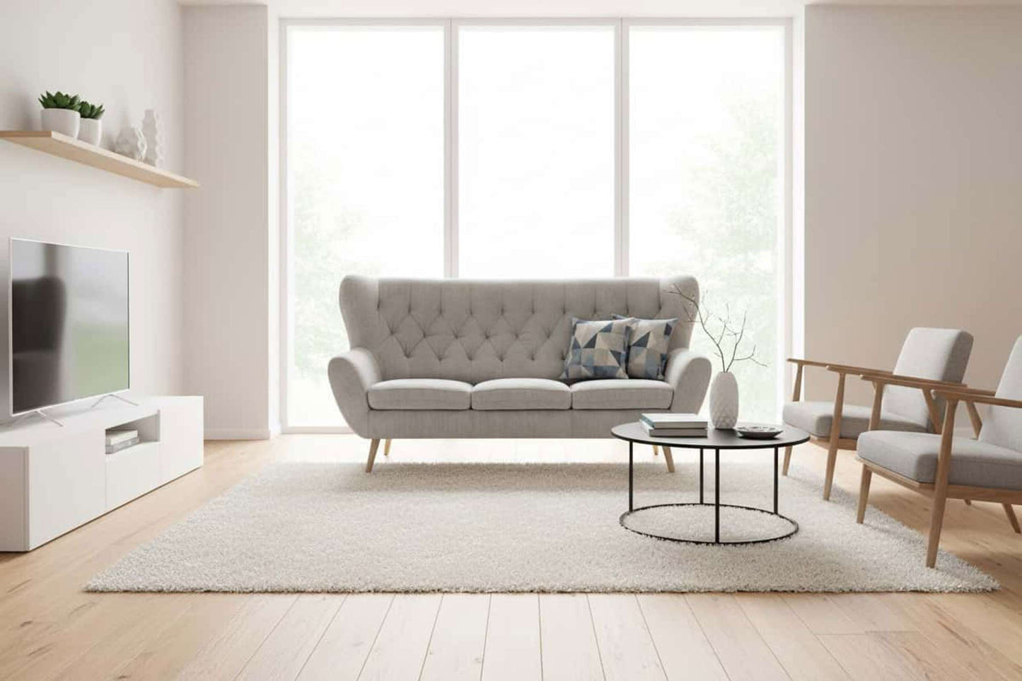 Voss Sofa Light Gray