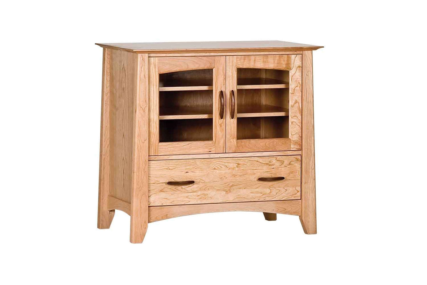 Willow 34 Inch Deluxe Media Cabinet Natural