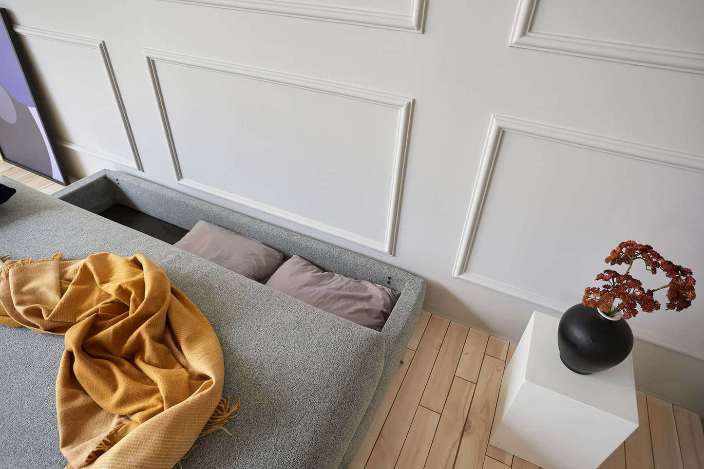 Walis Daybed Sofa Bed Melange Light Gray