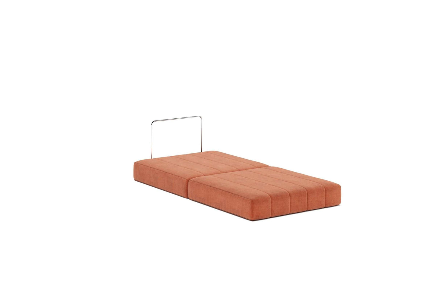 CozyPad Chair Esina Rust Orange - Compact Modular Lounge Chair