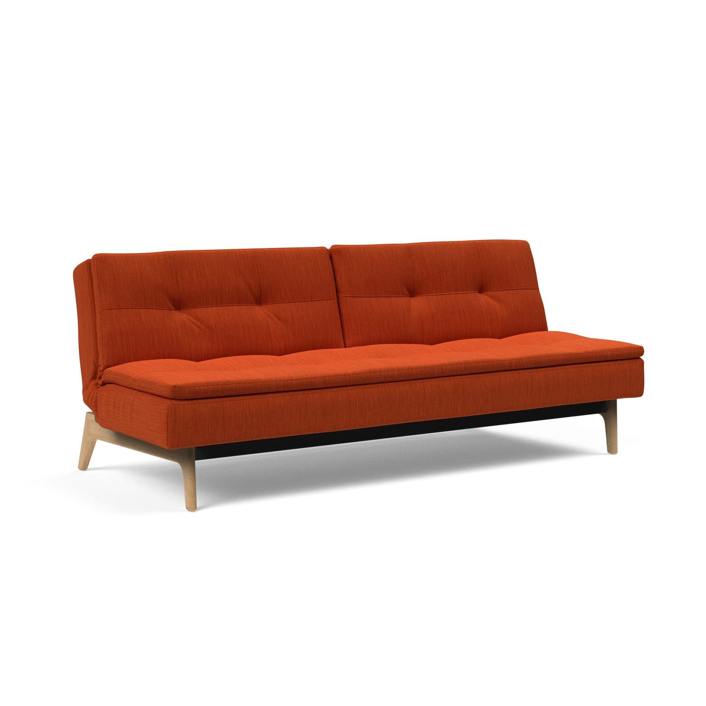Dublexo Deluxe Sofa Bed w/Eik Legs in Elegance Paprika