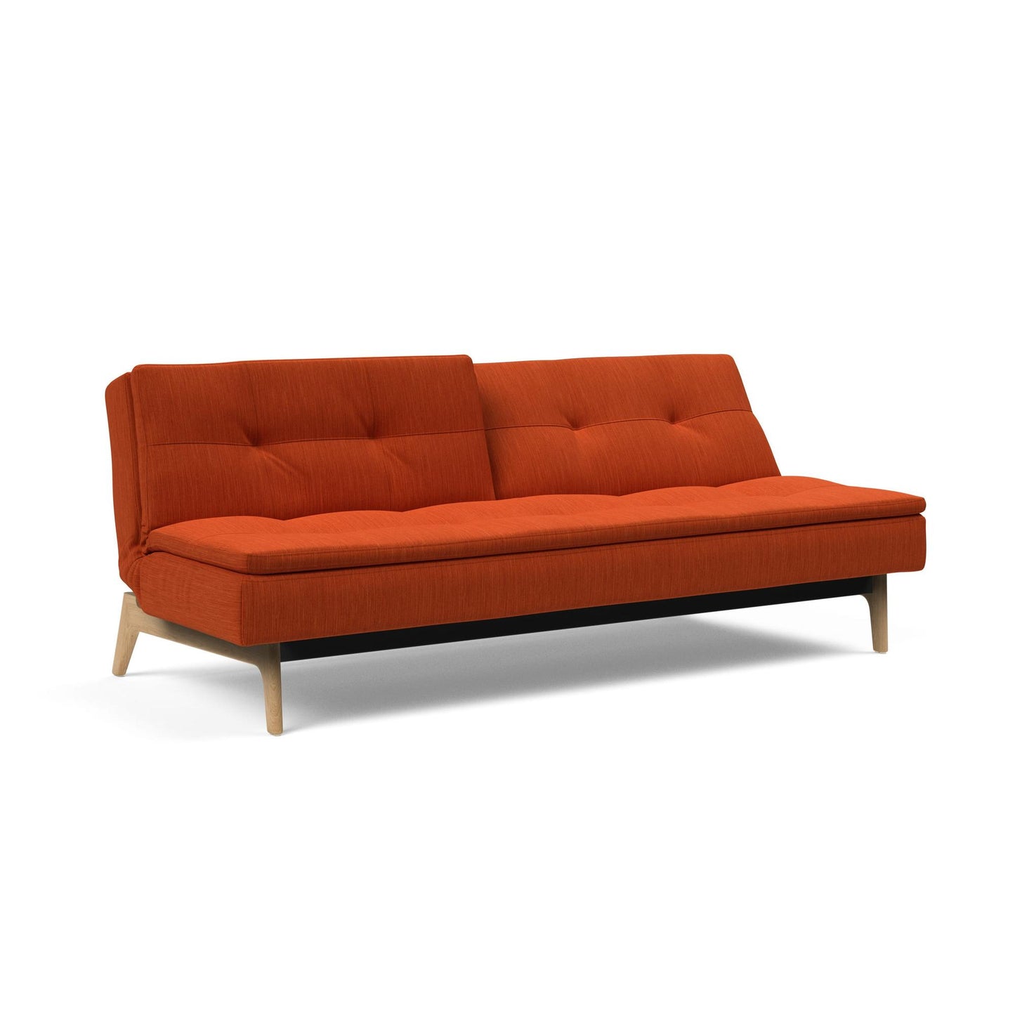 Dublexo Deluxe Sofa Bed w/Eik Legs in Elegance Paprika