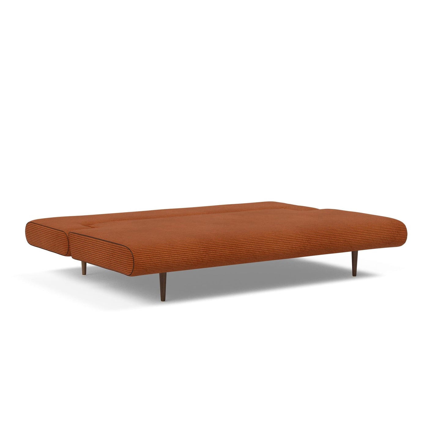 Unfurl Lounger Sofa Bed in Corduroy Burnt Orange