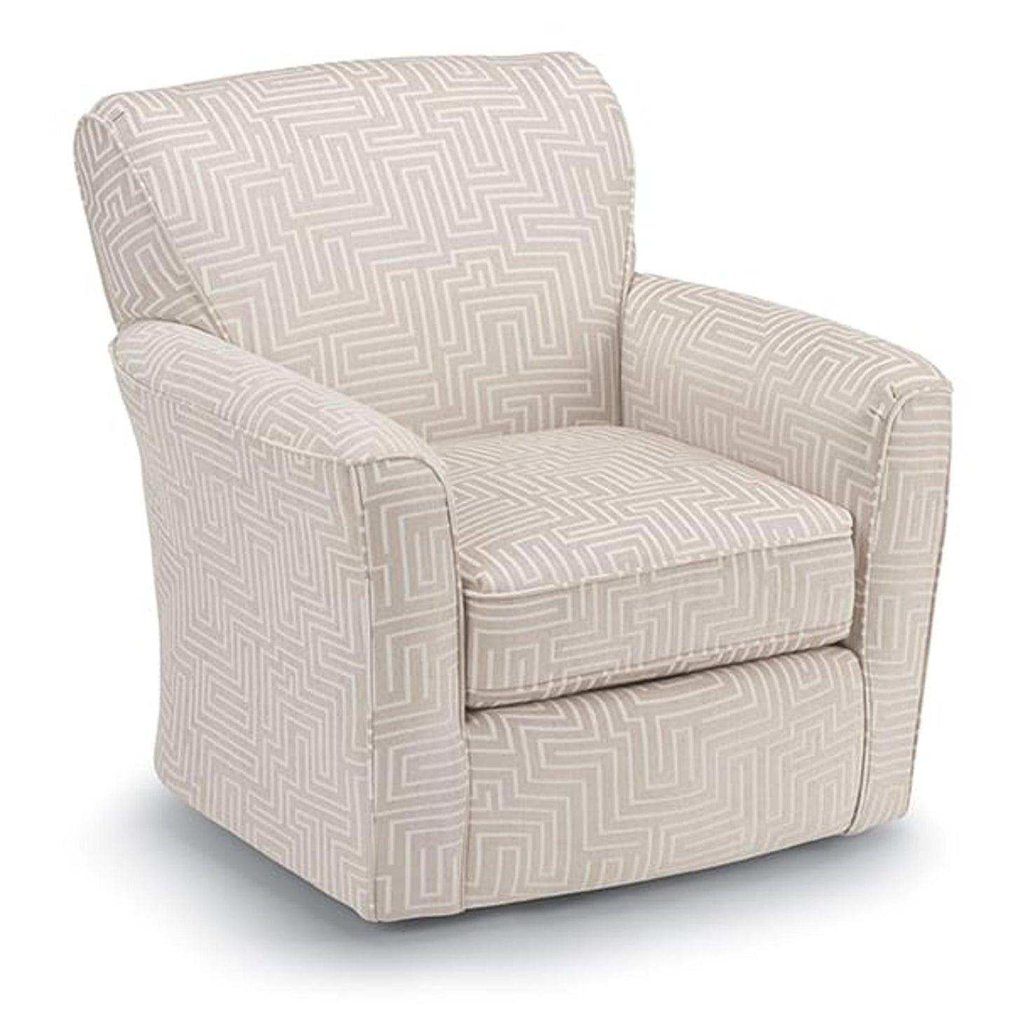 Kaylee Swivel Glider in Granite Fabric