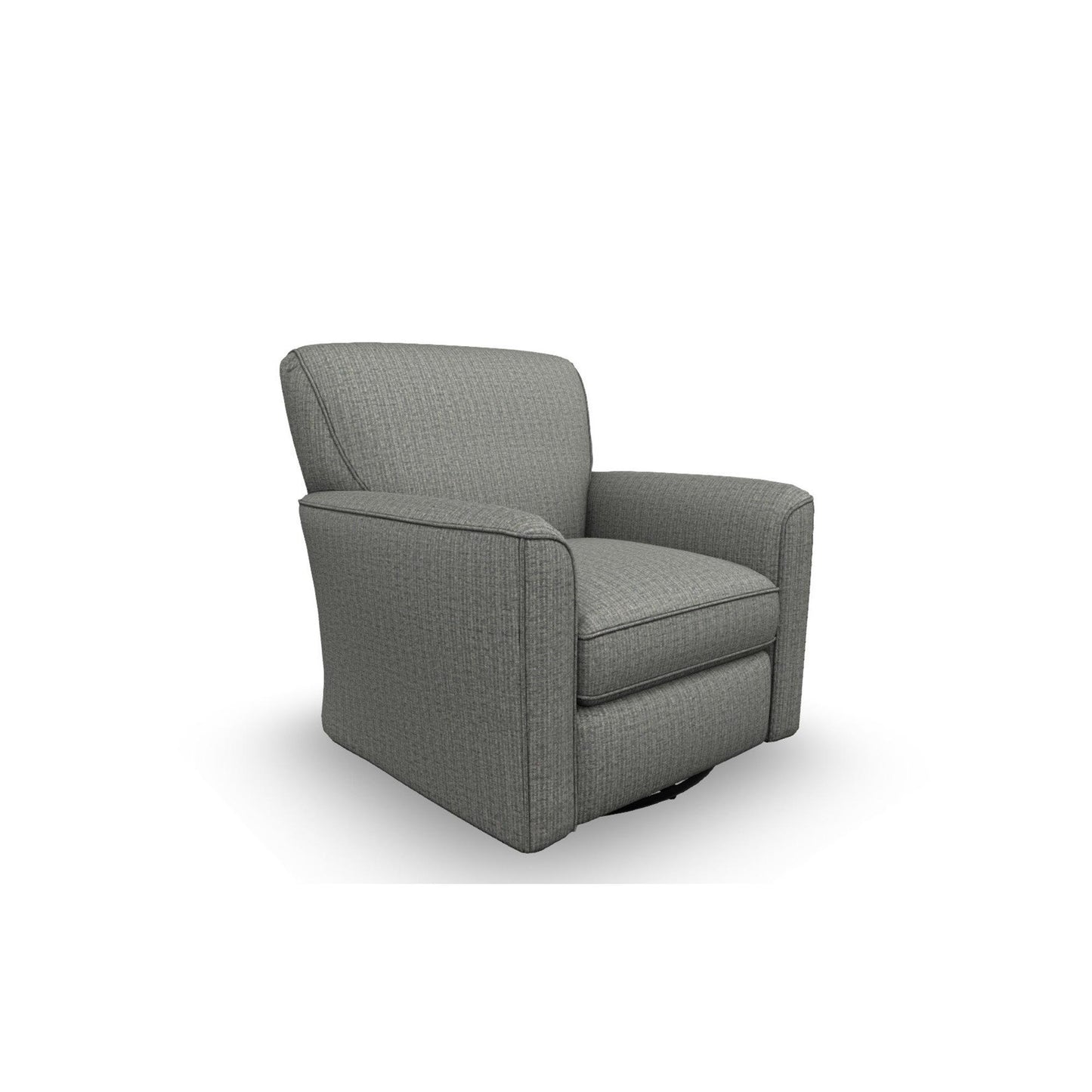 Kaylee Swivel Glider in Granite Fabric