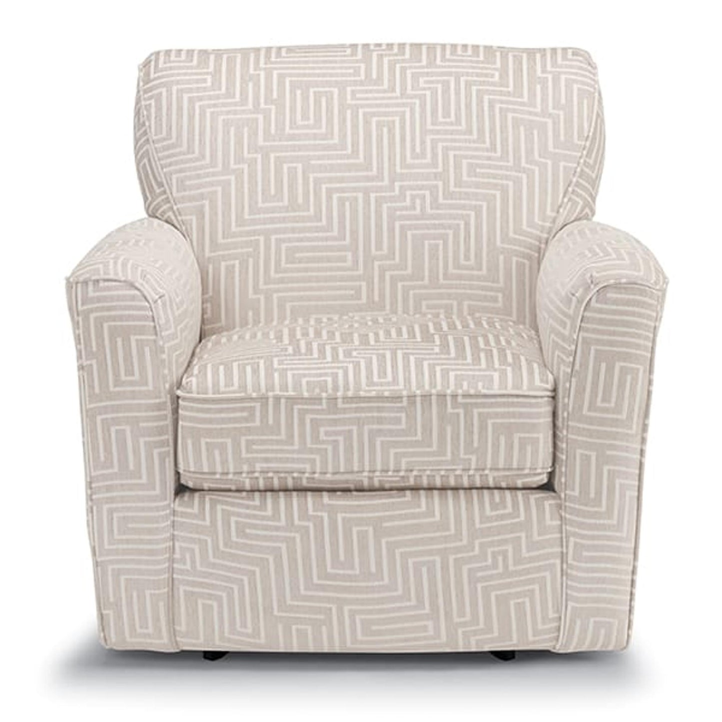 Kaylee Swivel Glider in Granite Fabric
