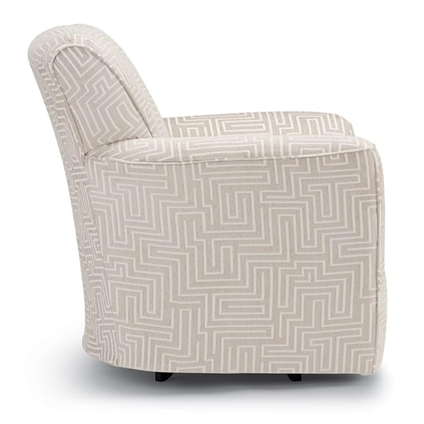 Kaylee Swivel Glider in Granite Fabric