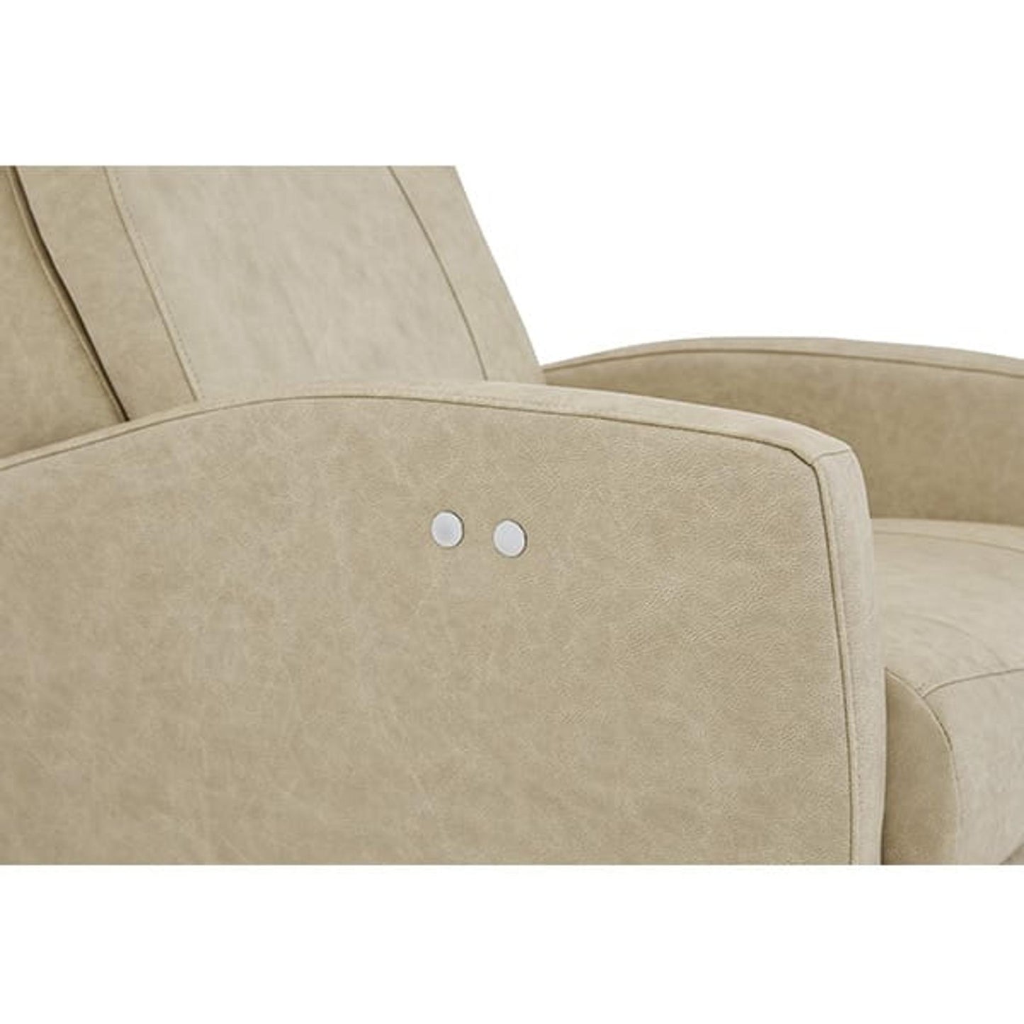Costilla Rocker Recliner in Nickel Fabric