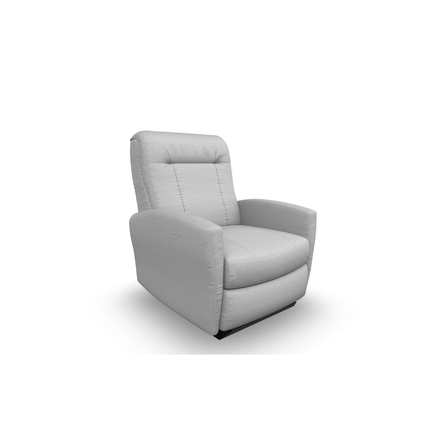 Costilla Power Space Saver Recliner in Charcoal Fabric