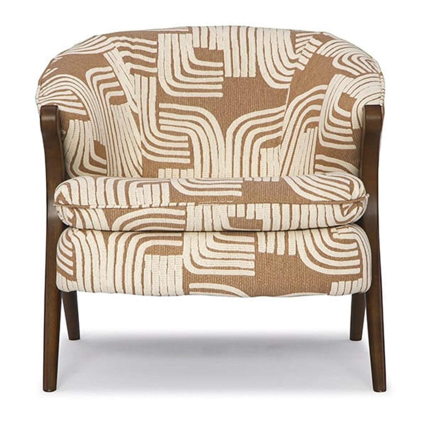 Tatiana Accent Chair in Natural Fabric