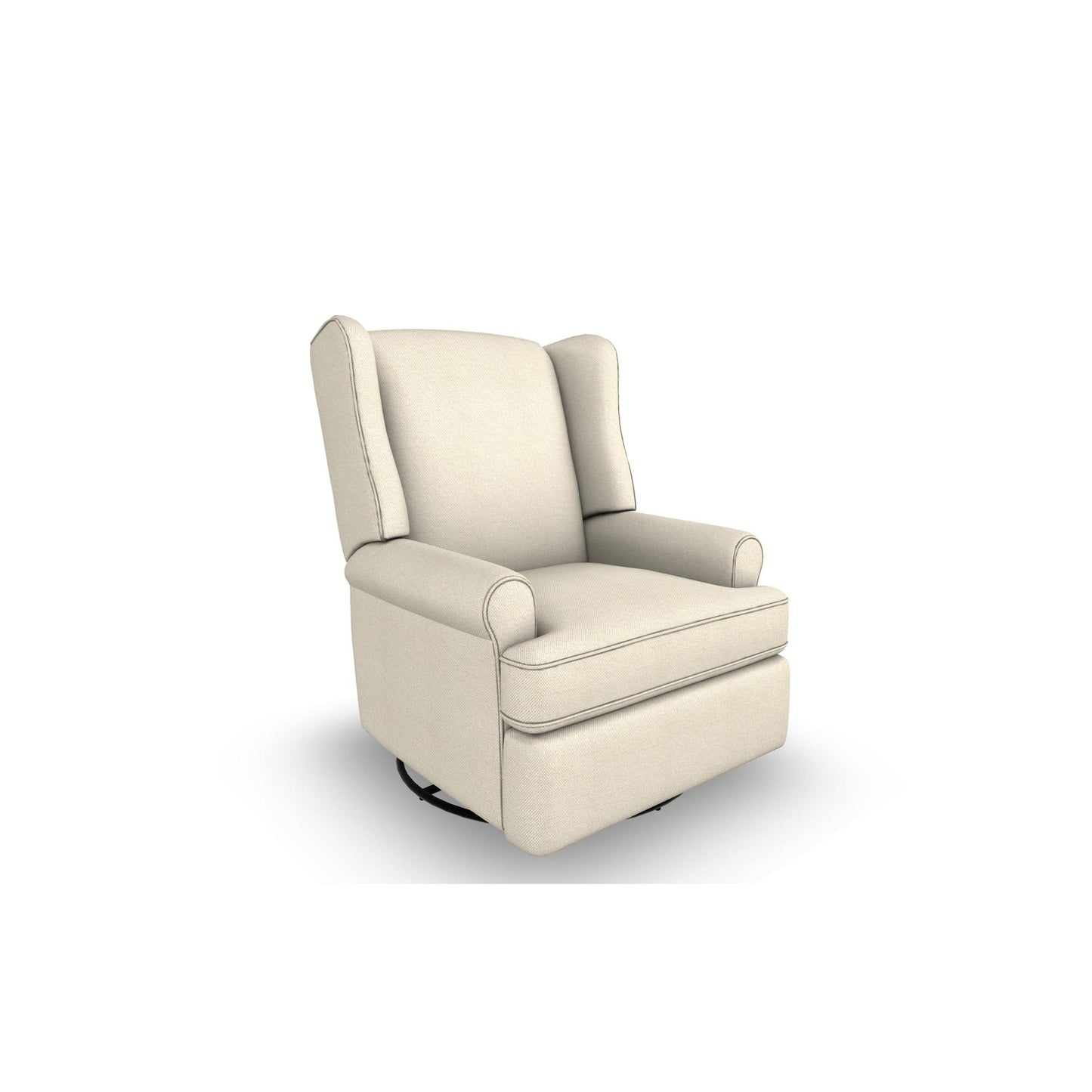 Logan Swivel Glider Recliner in Canvas Fabric