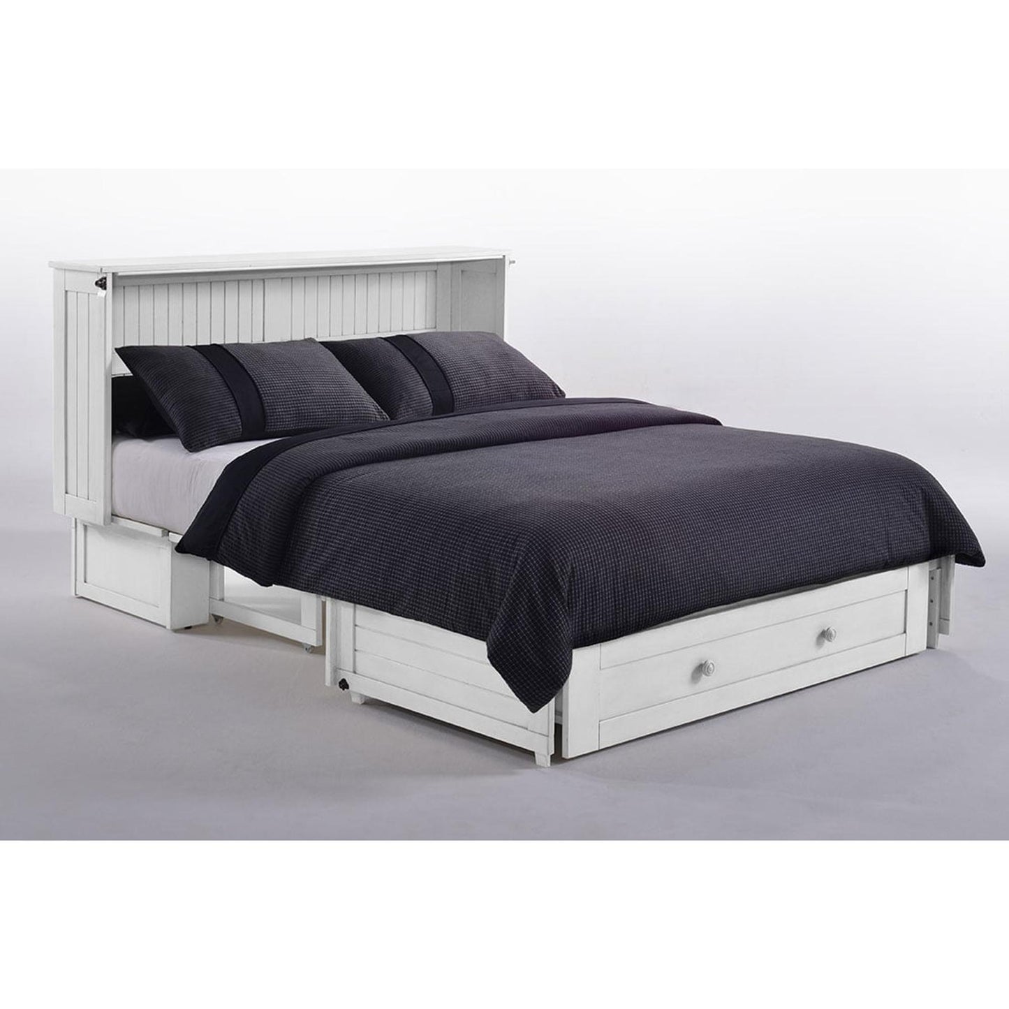 Daisy Murphy Cabinet Bed in White