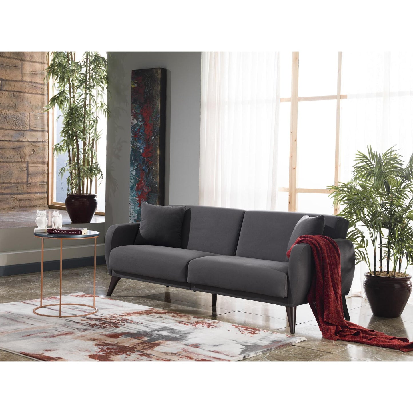 Flexy Sofa Bed in Zigana Charcoal