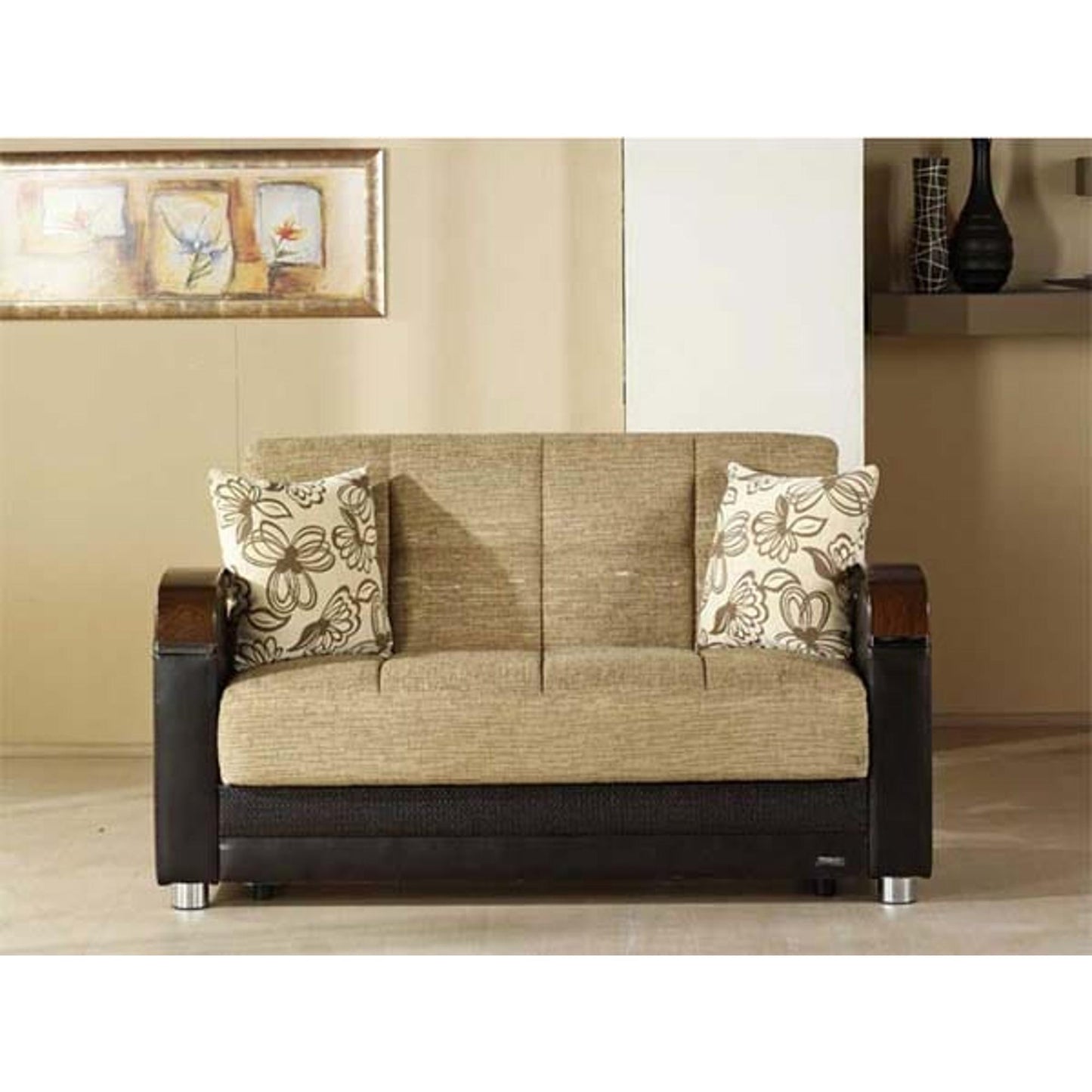 Luna Loveseat in Fulya Brown