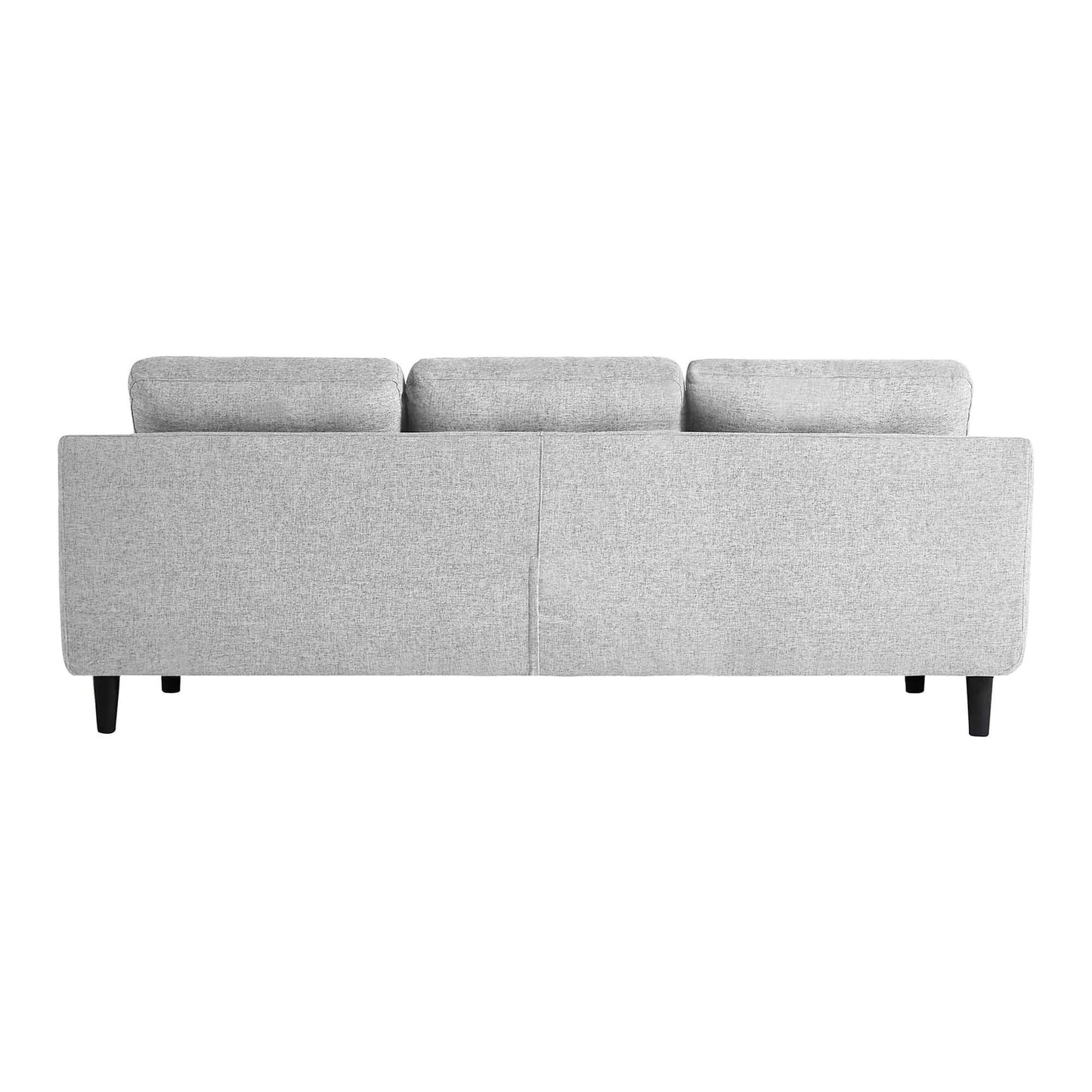 Belagio Sofa Bed With Chaise in Light Gray