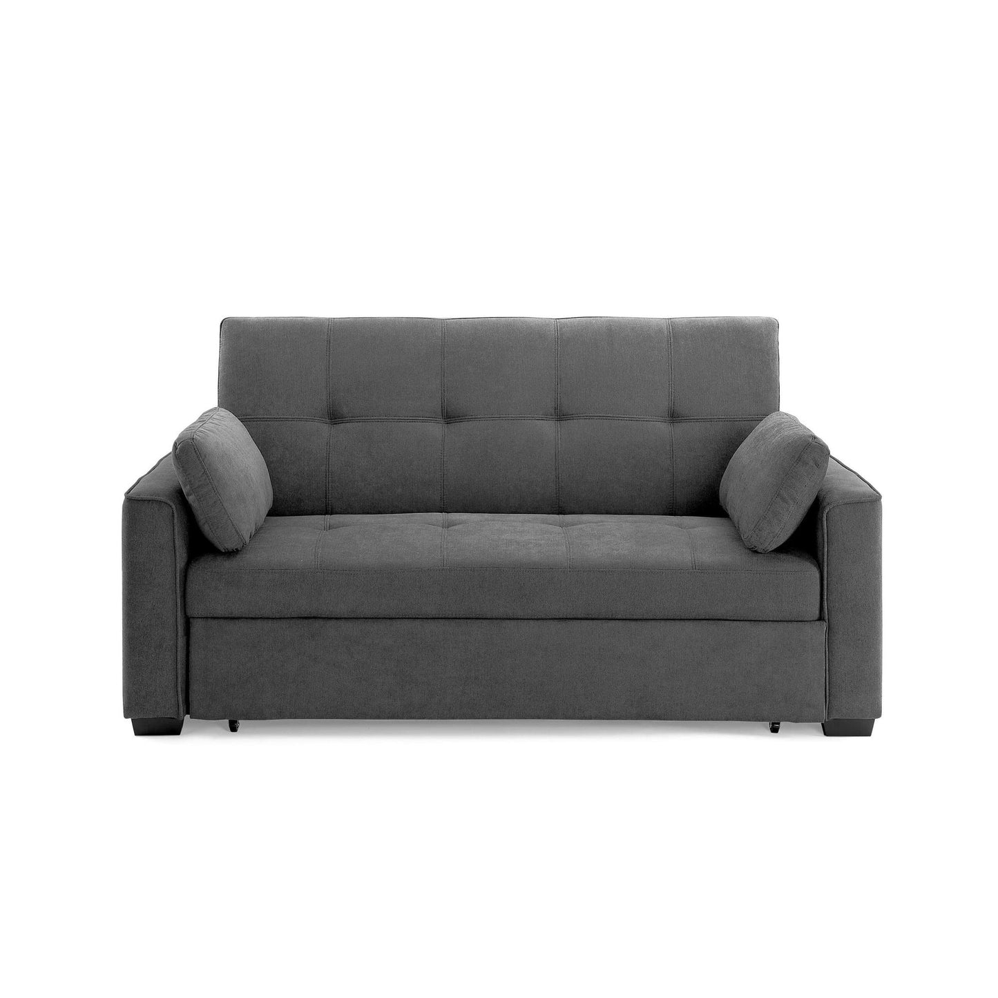 Nantucket Loveseat Sleeper in Charcoal