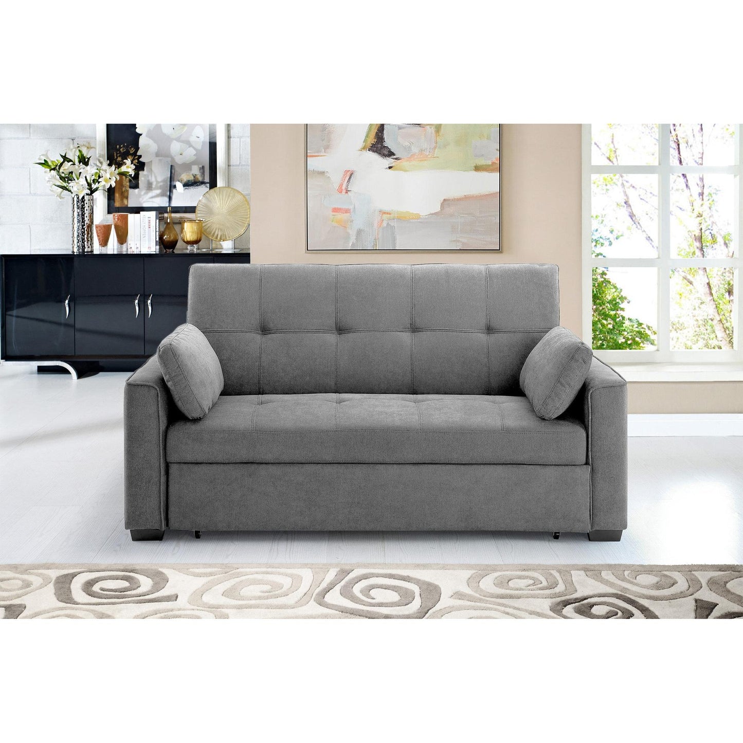 Nantucket Loveseat Sleeper in Cappuccino