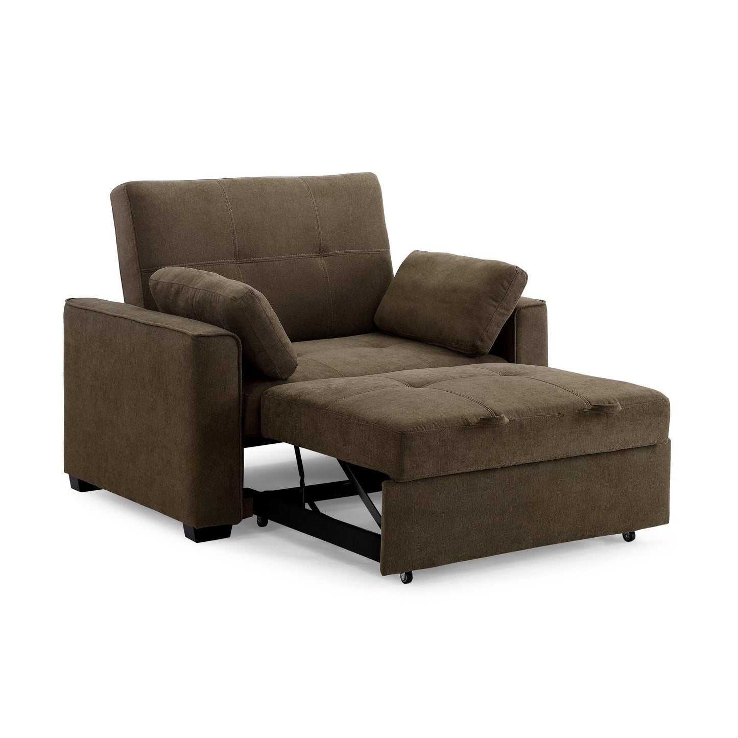 Nantucket Twin Size Sleeper in Charcoal