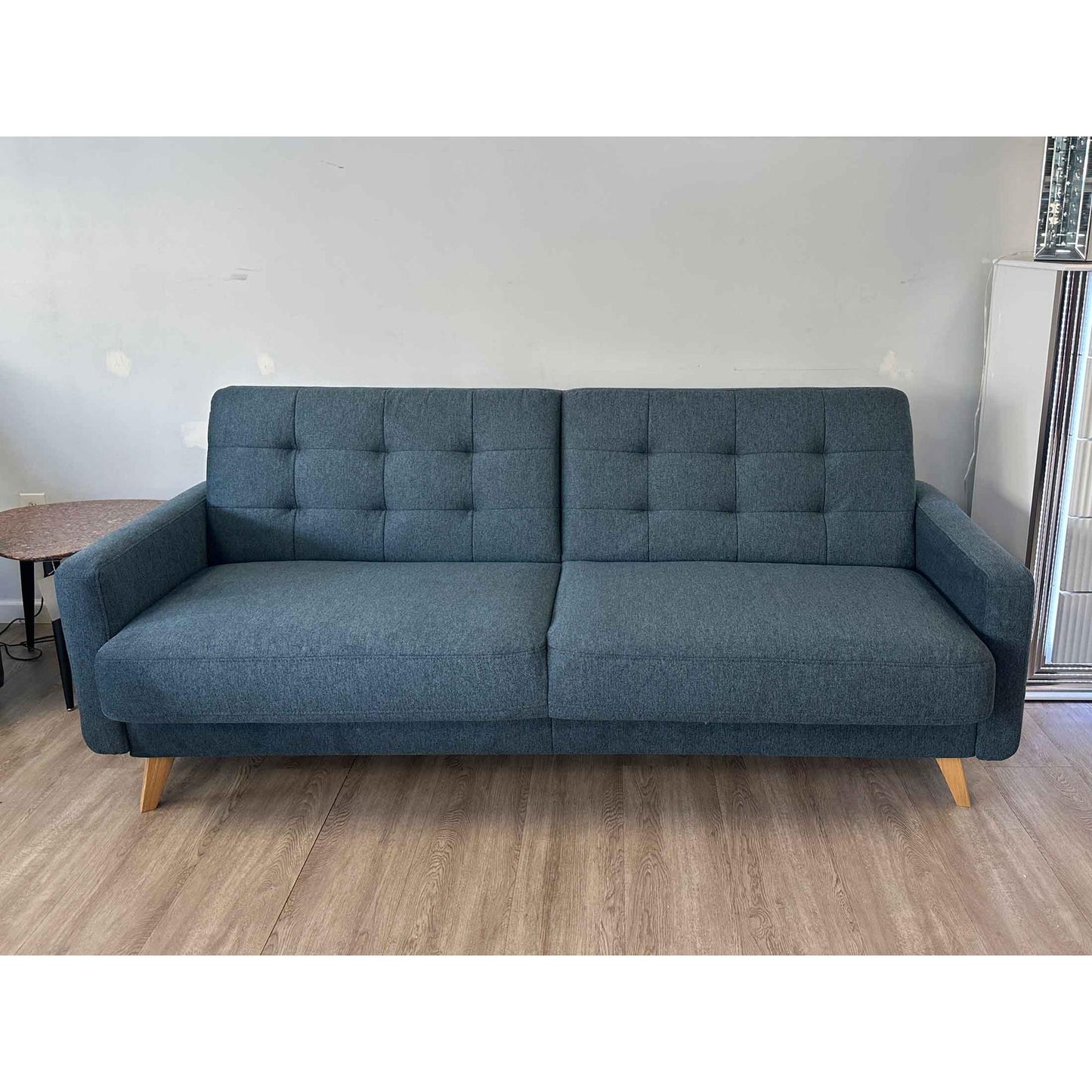 Nappa Sofa Bed Sleeper in Blue