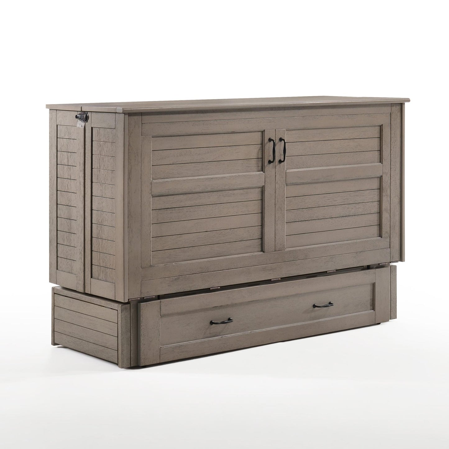 Poppy Murphy Cabinet Bed in Brushed Driftwood