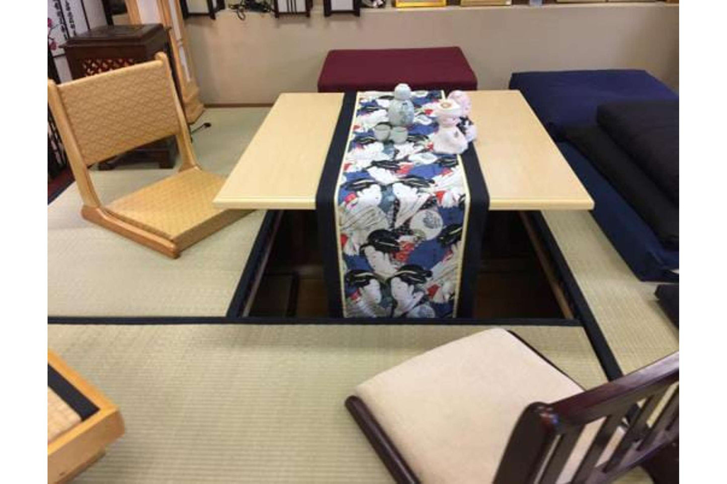 Tall Tatami Manual Lifting Table Top for 9x9 Base