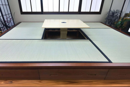 Tall Tatami Manual Lifting Table Top for 9x9 Base